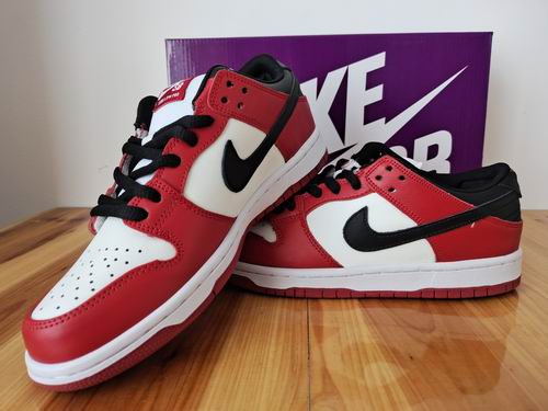 Cheap Nike Dunk Sb Low Chicago White Red Black Men Women Shoes-176 - Click Image to Close